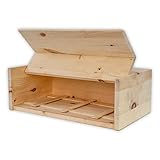 Alpin de luxe Brotdose aus Zirbe 45 x 25 x 16 cm | Zirbenbrotdose | Zirbenbrotbox | Zirbenbrotk