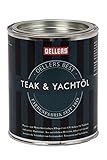 OELLERS Premium Teak & Yachtöl | Teaköl aus natürlichem Holzöl für Innen und Aussen | für Hart- und Exotenholz | wetterfest | farb