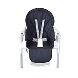 Aveanit Peg Perego Prima Pappa Zero 3 Bezug Hochstuhl Kissen Ersatzbezug Babystuhl Wasserdicht Schwarz - Black