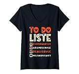 Damen Realschule I Abschluss Berufsanfänger Ausbildung Schule T-Shirt mit V