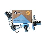 Ride & Go Baby - Babywippe mit Rollen Schwarz, S