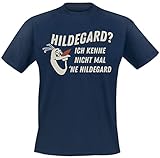 Die Eiskönigin Hildegard Männer T-Shirt blau XL