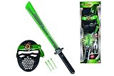 Simba 108042238 - Next Ninja Spielzeug Schwert und Maske mit Textilband, mit Licht und Sound Funktion, mit Schussfunktion, 60