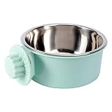 Balacoo Hundekäfig zum Aufhängen, abnehmbar, Edelstahl, tragbar, für Haustiere, Welpen, Vög