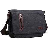 CKNELBAG Herren Messenger Bags Mode Beiläufig leinwand Student Schultertasche Unternehmen Reisen Einfarbig umhängetaschen Schw