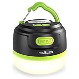 Tavaler Campinglampe LED 5200 mAh Akku Zeltlampe USB Aufladbar Camping Lampen IP65 Wasserdicht Camping Licht mit Taschenlampe Funktion für Wandern, Notfall, Camping L