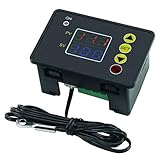 zhiwenCZW W2310 Thermostat LED Digitaler Temperaturregler NTC Thermistor 10K Sensor 12V / 24V / 220V für Aquarium Kühlschrank Inkub