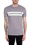 Calvin Klein Jeans Herren-T-Shirt mit Logo-Band - Gr, grau, S