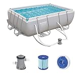 Bestway Power Steel Framepool Set, eckig, mit Filterpumpe 282 x 196 x 84