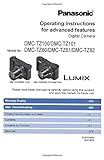 Panasonic Operating Instructions for advanced features. Digital Camera. Model No. DMC-TZ100/DMC-TZ101 /DMC-TZ80/DMC-TZ81/DMC-TZ82: Operating I