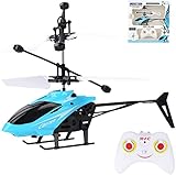 Ferngesteuerter Hubschrauber Kinder, RC Helikopter Flugzeug Geschenk Outdoor, RC Helikopter für Jungen, Start/Landung mit Einer Taste Indoor-Flugspielzeug