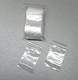 100 STÜCKE Kleine Klare Reißverschlussbeutel Wiederverschließbar Ziplock Lagerung Plastiktüten für Schmuck Geschenkkarte Candy 5X7 CM