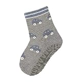 Sterntaler Baby-Jungen FLI AIR Autos Socken, Silber Mel, 24