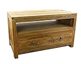 livasia Java Sideboard aus Teakholz | TV-Bank aus Massivholz | Phonoschrank/HiFi-Möbel der Marke Asia Wohnstudio (Handarbeit)