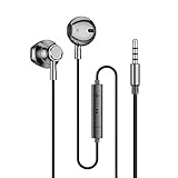 New In-Ear-Kopfhörer mit Geräuschunterdrückung, leistungsstarke Bässe, mit Mikrofon, Original mit Kabel, 3,5 mm für iPhone/Xiaomi/Huawei/Samsung