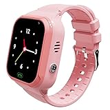 UK-ypfSoft Smart Watch für Kinder Jungen Mädchen, Touchscreen Kinderuhr mit MP3-Musikplayer Videorecorder, Kinder Smart Watch Geburtstagsgeschenk für Kinder im Alter von 3-12 (Color : Pink)