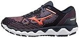 Mizuno Damen Wave Horizon 5 Sneaker, Nightshade/Living Coral/Montana Grape, 38 EU