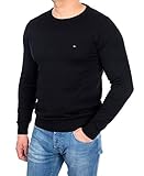 Tommy Hilfiger Herren Pullover ATLANTIC C-NK CF / 857837484, Gr. 54 (XL), Schwarz (083 Flag Black)
