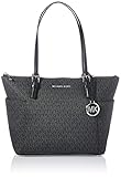 Michael Kors Damen Jet Set Item EW TZ Tote, Schwarz, Einheitsgröß