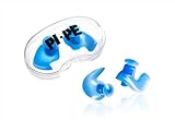 PI-PE wasserdichte Ohrstöpsel für Erwachsene aus Silikon - Komfortable Ohrenstöpsel zum Schwimmen, Tauchen und Schnorcheln - Ohrschutz gegen Wasser mit Aufbewahrungsbox in b