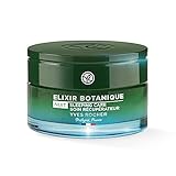 Yves Rocher ELIXIR BOTANIQUE Regenerierende Nachtpflege, erfrischende Pflege für schöne und straffe Haut, 1 x 50 ml Glas-Tieg