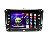 ESSGOO Radio 7 Zoll HD Touchscreen GPS Navigation mit Bluetooth WiFi SWC 2GB+32GB Android 10.0 Auto Audio S