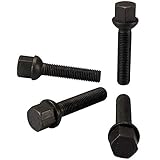Alurad Shop 10 Radschrauben M14x1,5x28mm Radbolzen SCHWARZ Kugelbund Kug
