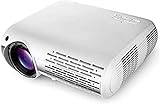 QOHG Tragbarer Mini-Projektor 1080P LCD-Projektor 6500 Lumen 1920x1080 4K LED-Videoprojektor-Theaterk