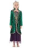 Ruleewe Winifred Sanderson Kleid Sarah Sanderson Kostüm Mary Sanderson Outfit Halloween Hexe Cosplay Kleid, Höhe 110-155 cm, Winifred Sanderson, M