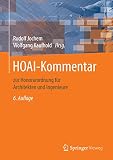 HOAI-Kommentar: zur Honorarordnung für Architekten und Ing