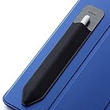 ESR Pencil Case kompatibel mit dem Apple Pencil (1. und 2. Generation) - Elastische Pencil Halter für Stylus Pen [sicherer Pencil Schutz] - Pencil Hülle mit Selbstklebender Rückseite - Schw