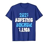 Herren Ruhrpott Bochum Fußball Trikot Aufstieg 2021 Bochum 1.Liga T-S