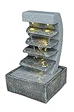 TrendLine Zimmerbrunnen Rom LED-Beleuchtung Dekobrunnen Tischb
