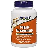 Now Foods | Plant Enzymes (Pflanzliche Enzyme) | 120 Kapseln | Vegan | ohne Gentechnik | Glutenfrei | Soj