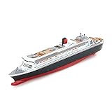 Lllunimon 1/1400 Queen Mary II Schiff Modell Legierung Kreuzfahrtschiff Modelle für Sammelschmuck Spielzeug Geschenk