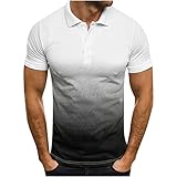 Herren Poloshirt Druck Shirt Männer Shirts Fun Shirt Oberteile Herren Oberteile Fashion Poloshirt Revers Kurzarm Poloshirt Poloshirt Kurzarm Sweatshirt mit Batik Desig