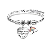ACAROMAY Armreif mit Aufschrift 'No Matter Where Aunt Niece Are Always Close at Heart'