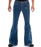 Comycom Herren Jeans Schlaghose Star Easy FRINGS B