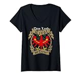 Damen Tirol Dem Land Tirol die Treue! Tiroler Adler Herren Damen T-Shirt mit V