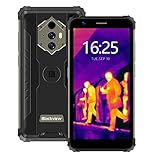 Blackview BV6600 Pro Outdoor Smartphone mit Wärmebildkamera- 8580mAh Akku 5.7 Zoll Octa core 64GB ROM + 128GB Erweiterung IP68/IP69K Wasserdicht 16MP Kamera 4G Android 11 Robustes Handy - Schw