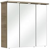 Pelipal Spiegelschrank, Holz, San Remo Eiche Terra quer Nachbildung, 75x72x20