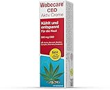 Wobecare® CBD Aktiv Creme | Kühlend und lindernd für die Haut | Cannabidiol | Arnika | Beinwell | 100 ml Tub