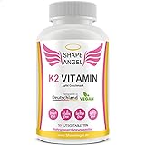 Shape Angel für Frauen - Vegane Vitamin K2 Lutschtabletten - Apfelgeschmack - Nahrungsergänzungsmittel für Frauen 100% - Natürlich - Laborgeprüft - Made in Germany