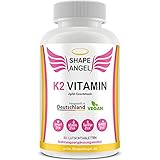 Shape Angel für Frauen - Vegane Vitamin K2 Lutschtabletten - Apfelgeschmack - Nahrungsergänzungsmittel für Frauen 100% - Natürlich - Laborgeprüft - Made in Germany