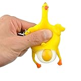 Verlike Lustiges Tricky Huhn Spielzeug Belüftung Henne Ei Schlüsselanhänger Stress Relief Geschenk Auto Schlü