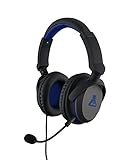 THE G-LAB - KORP-OXYGEN - Performance-Gaming-Headset - Abnehmbares Mikrofon - Kompatibel mit PS4, PC, Nintendo Switch & Xbox - Komfort - Schw