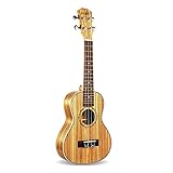 SUNXK Konzert Ukulele 23 Zoll 4 Saiten Hawaiian Mini Gitarre Akustische Gitarre Ukelele guitarra senden Geschenke Musik Saiteninstrument (Color : White, Size : 23 inches)