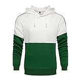 Asija Hoodie Herren Kapuzenpullover Unisex Pullover mit Kapuze Casual Sweatshirt Classic Farbabstimmung Hoody mit Tasche Sport Outw