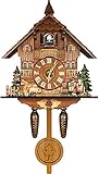 DSADDSD Home Uhr, Schwarzwald Retro Nordic-Stil aus Holz Wand Kuckucksuhr mit Pendelschwingung, for die Wall Art Home Wohnzimmer Küche Büro-Dekoration (Farbe: A) Home (Color : B)