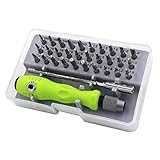 Lixiaonmkop 32 in 1 Schraubendreher Set High Magnetische Schraubendreher Bits Kit Telefon Mobile Kamera Wartung Werkzeuge Reparatur (Color : 32 In 1 Green)